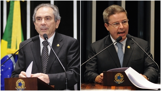 Raimundo Lira (PMDB-PB) e Antonio Anastasia (PSDB-MG) | Fotos: Agência Senado