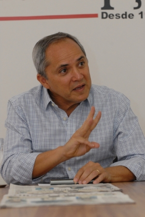 Bittencourt durante entrevista ao Jornal Opção | Foto: Marcello Dantas