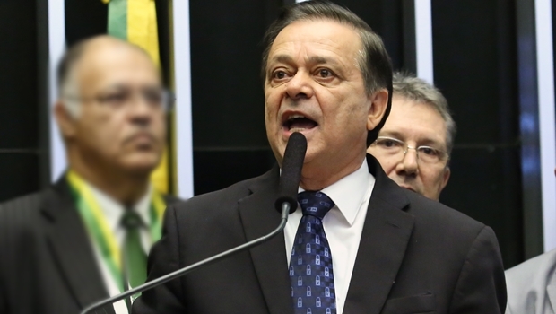 Deputado Jovair Arantes fala durante a sessão | Foto: Antonio Augusto/ Câmara dos Deputados