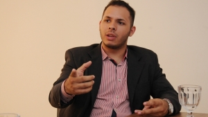 Ian Leal, secretário de Mobilização, critica atuação política da UNE | Foto: Renan Accioly 