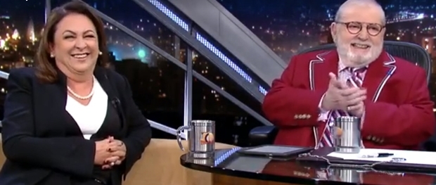 Ministra Kátia Abreu brinca sobre episódio no Programa do Jô | Foto: reprodução 