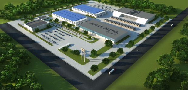 Projeto da Zotye para instalação da fábrica em Goianésia | Imagem: Divulgação