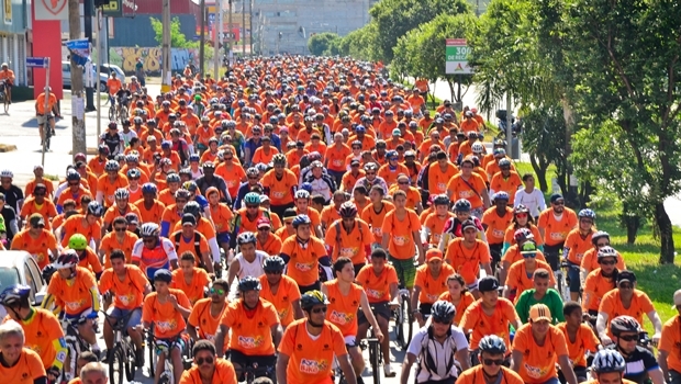 Previsão é de que cerca de 8 mil pessoas participem do passeio ciclístico no domingo (22/5) | Foto: Divulgação/Rede Record