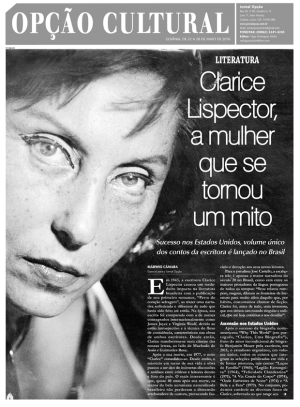 Capa da última edição do caderno Opção Cultural, que valoriza a literatura e arte | Divulgação