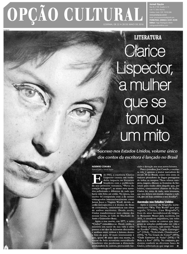 Capa da última edição do caderno Opção Cultural, que valoriza a literatura e arte | Divulgação