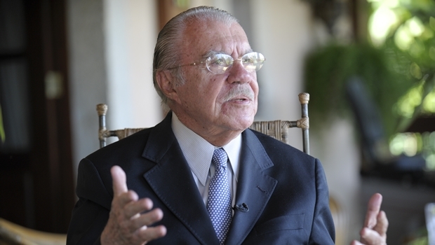 Ex-presidente José sarney foi gravado em convrsa com o ex-presidente da Transpetro, Sérgio Machado | Foto: Jefferson Rudy/Agência Senado