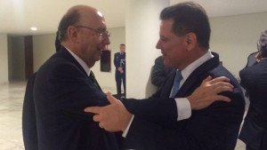 Governador Marconi Perillo e o ministro Henrique Meirelles | Foto: Gabinete de Imprensa