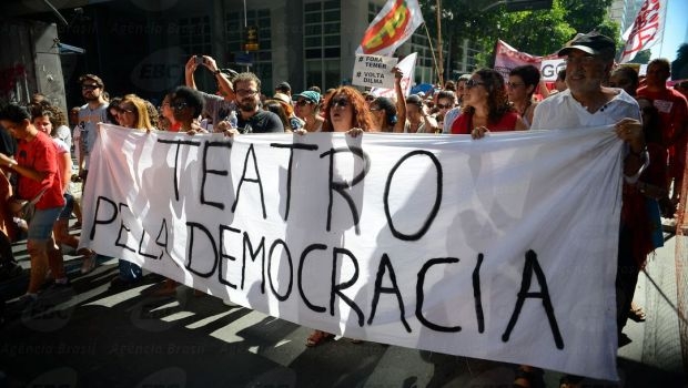 Manifestantes também fizeram passeata no Rio de Janeiro | Foto: Tomaz Silva/Agência Brasil