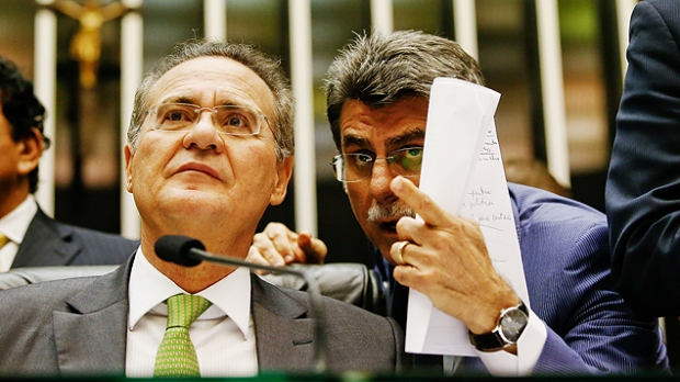 Renan Calheiros e Romero Jucá 15077100