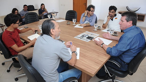 Deputado federal Giuseppe Vecci, pré-candidato a prefeito de Goiânia: “Falo com todo mundo, não tenho preguiça” | Foto: Renan Accioly/Jornal Opção