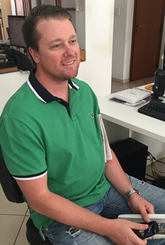 Craig durante visita ao Jornal Opção
