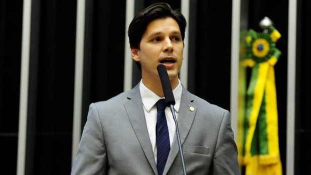 Deputado federal Daniel Vilela na tribuna | Foto: repordução