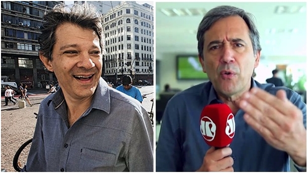 Villa irritou Haddad por criticar não só aspectos da sua administração como até da sua carreira acadêmica| Fotos: Lula Marques (Haddad) e Jovem Pan (Villa) | Fotos: reprodução 