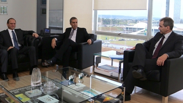 Ministro, vice-governador e o secretário | Foto: Ministério da Saúde
