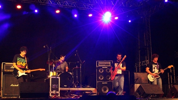 Mahmed provou no Palco Skol que música boa nem sempre precisa de vocalista | Foto: Bruna Aidar
