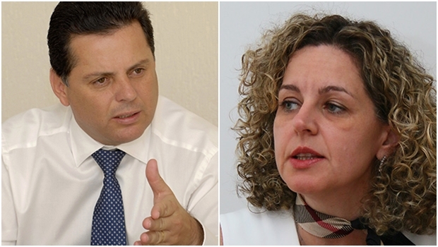 Governador Marconi Perillo e secretária Ana Carla mostram que o ajuste a ser feito na União já foi realizado em Goiás | Fotos: Renan Accioly