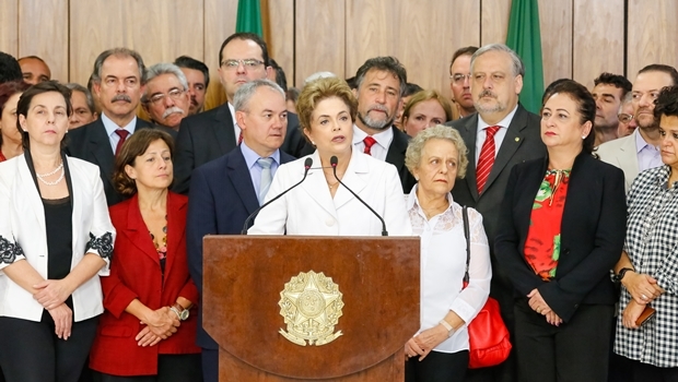 Presidente Dilma Rousseff durante declaração à imprensa | Foto: Roberto Stuckert Filho/PR