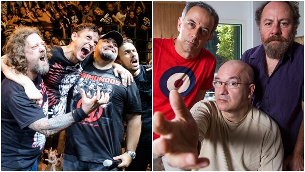 Raimundos e Paralamas do Sucesso: em Goiânia no mesmo festival | Fotos: reprodução / Facebook 