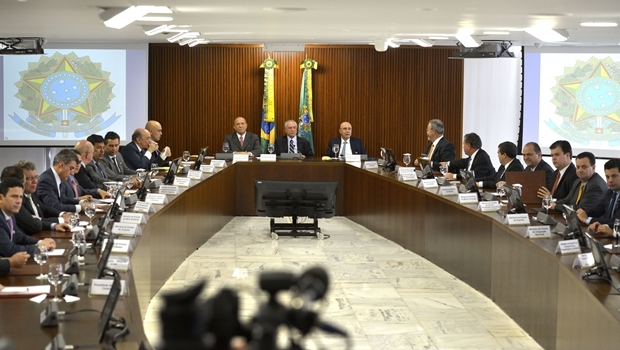 Reunião ministerial de Temer | Foto: José Cruz / Abr 
