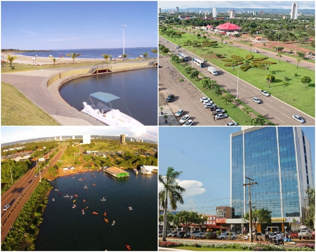 Praia da Graciosa, Av. Teotônio Segurado, Ponte de Palmas e Centro da cidade