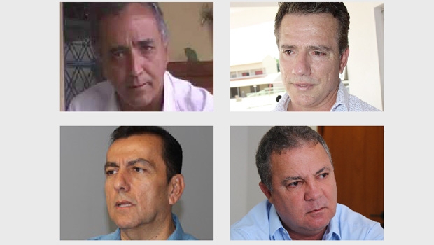Divino Lemos, Alsueres Mariano, Zélio Cândido e Misael Oliveira: o postulante que terá mais dificuldade na eleição é o quarto