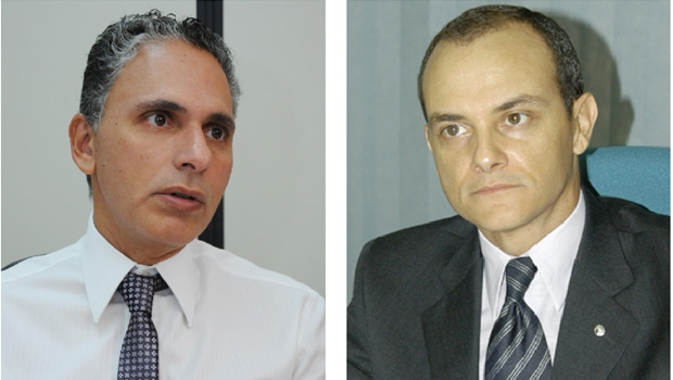 Promotor Juliano de Barros e juiz Fabiano de Aragão: personagens chave de suas instituições no caso Nexus | Fotos: Renan Accioly