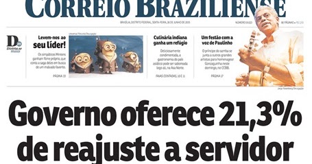 Correio Braziliense 2 capa correiobraziliense