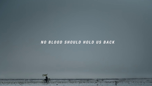 Comercial tem fim com a frase "Nenhum sangue vai nos segurar" | Foto: Reprodução