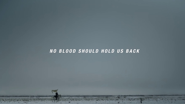 Comercial tem fim com a frase "Nenhum sangue vai nos segurar" | Foto: Reprodução