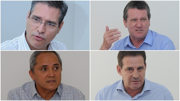 Francisco Jr., Vecci, Bittencourt e Vanderlan 