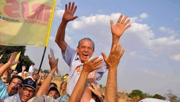 Iris Rezende na campanha de 2014