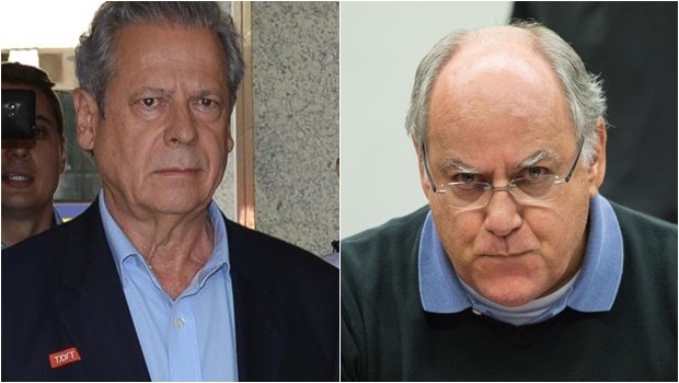 José Dirceu e Renato Duque foram indiciados por corrupção ativa e passaiva e por participação em quadrilha | Foto: Fabio Rodrigues Pozzebom e Marcelo Camargo / Agência Brasil