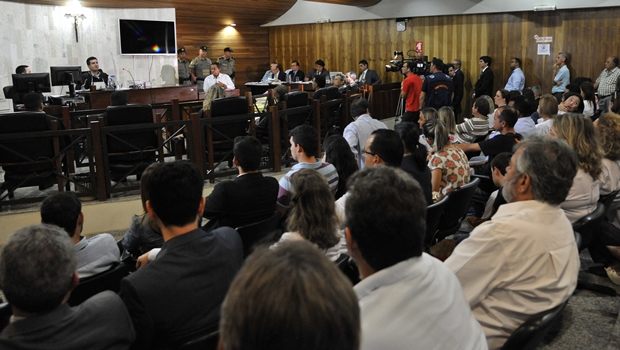 Juri é realizado no TJGO | Foto: Aline Caetano/TJGO