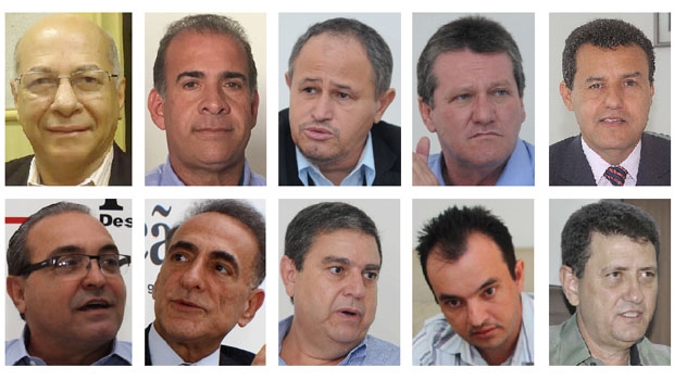 Alcides Ribeiro, Carlão Andrade, Carlos Antônio, Vecci, Itamar Leão, Jânio Darrot, J. Sebba, M. Melo, Pábio Mossoró e Pedro Fernandes