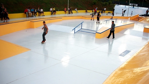 Foto da pista de skate