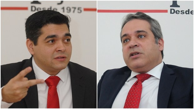 Vereador Tayrone di Martino e secretário Henrique Tibúrcio, ambos do PSDB
