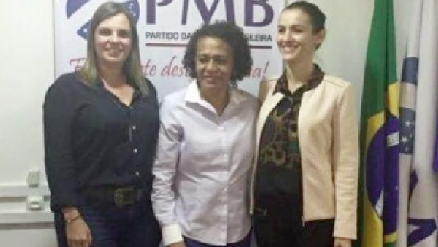 vice-governadora Claudia Lellis, Suêd Haidar, presidente do pmb, e Meire Carreira: força feminina abre espaço na política brasileira | Foto: divulgação