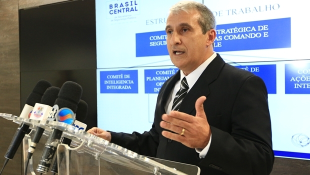 Emmanuel Balduíno, superintendente executivo de Ações e Operação Integradas da Secretaria de Segurança Pública, apresentou dados da ação | Foto: André Saddi