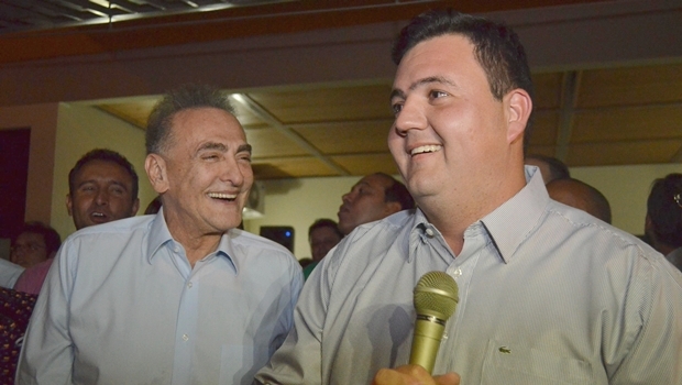 Jardel e Tampa em evento em Catalão | Foto: Divulgação