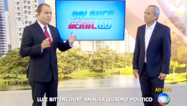 Bittencourt durante o Balanço Geral 