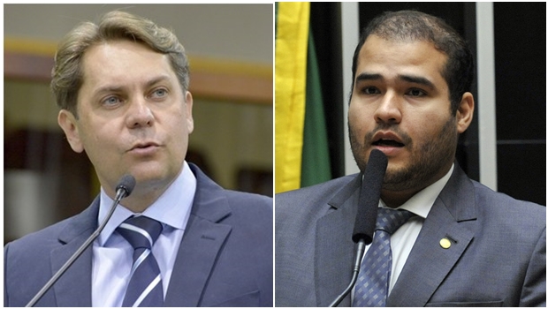 Bruno Peixoto e Lucas Vergílio: PMDB e SD separados | Fotos: Y. Maeda / Luis Macedo