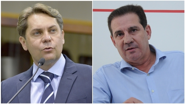 Pré-candidatos Bruno Peixoto e Vanderlan Cardoso | Fotos: Y. Maeda e Renan Accioly 