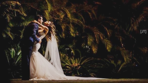 Caroline Monteiro e Felipe Amorim organizaram um casamento-festança com dinheiro proporcionado por incentivo fiscal da Lei Rouanet | Foto: Reprodução / Facebook