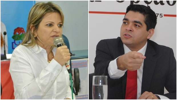 Deputada Flávia Morais e vereador Tayrone di Martino | Fotos: reprodução/ Jornal Opção