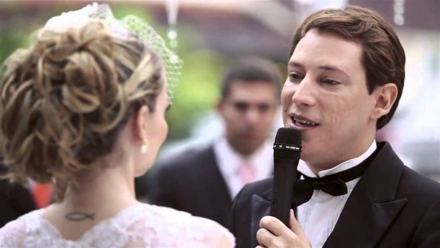 Casamento de Bianca Toledo e Felipe Heiderich, em 2014| Reprodução