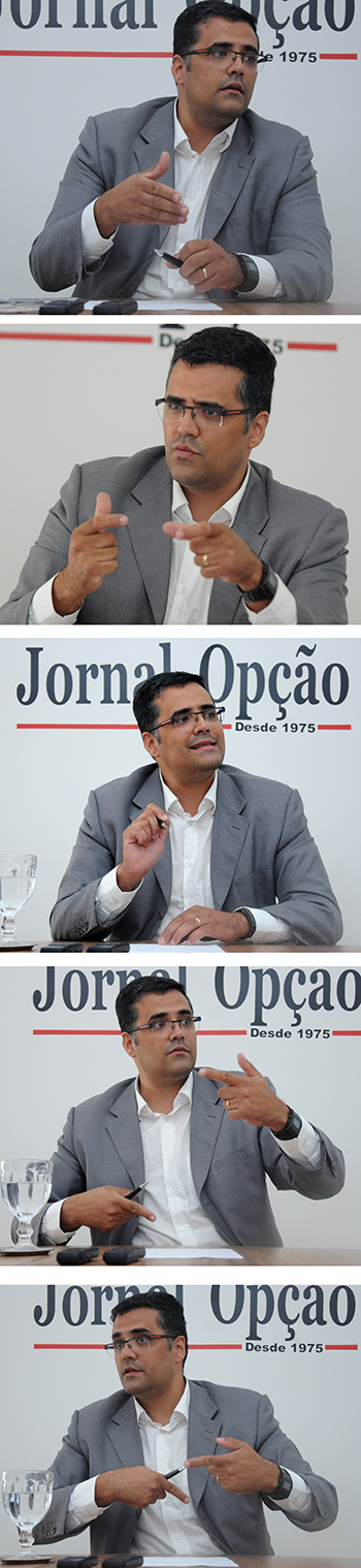 Na foto entrevista Olmo Xavier