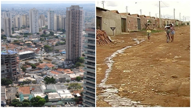 Mudança na paisagem do Setor Marista e a paisagem mudada longe da cidade, no Real Conquista: diferenças de indocilidade