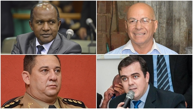 Alcides Ribeiro, Marlúcio Pereira, Silvio Benedito e Gustavo Mendanha: um deles deve convencer o eleitor de que é o substituto ideal de Maguito Vilela