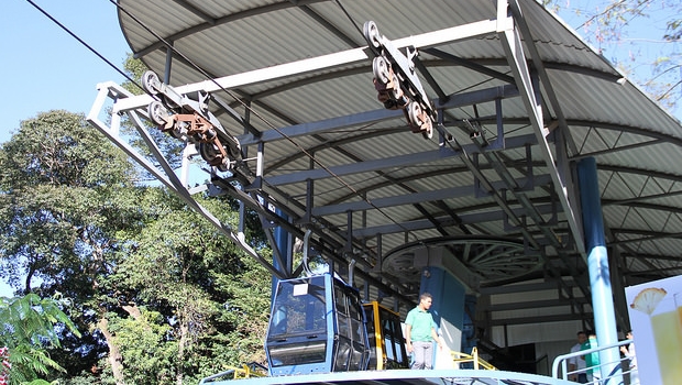 Estrutura do teleférico do Parque Mutirama | Foto: Divulgação / Prefeitura de Goiânia