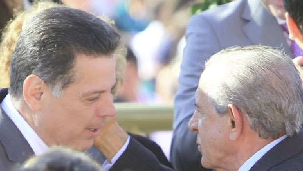 Iris Rezende e Marconi Perillo: sob a batuta de Michel Temer, quase passaram a andar juntos